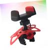BELLIFFY Mountain Bike Phone Mount Bicycle Phone Holder Black Red 3.0-6.3 Inch Universal Phone Bracket 360 Degree Rotate Easy Non-