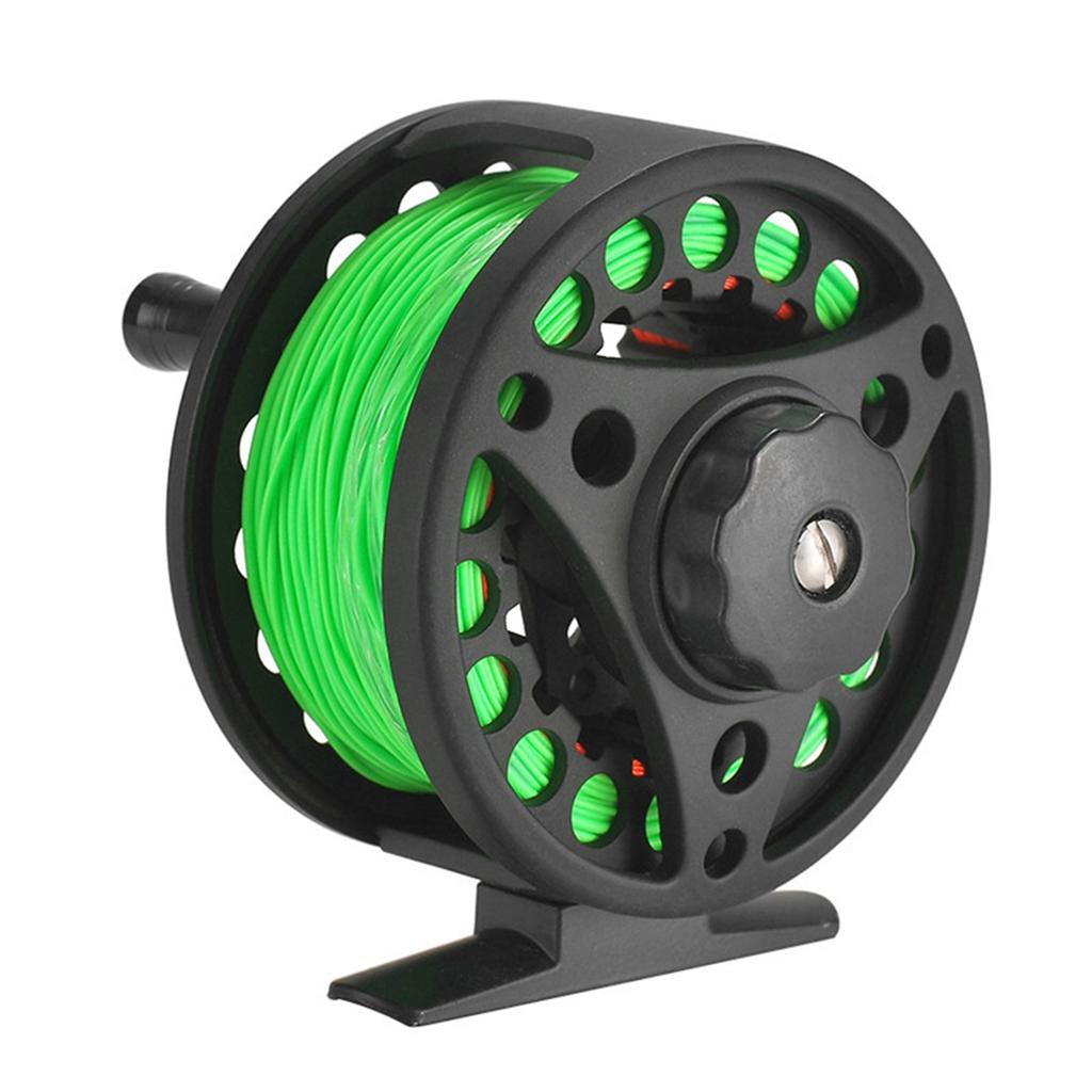 2+1BB Large Arbor Fly Fishing Reel Lightweight Machined Aluminum Alloy Fly Fishing Reel with Line
