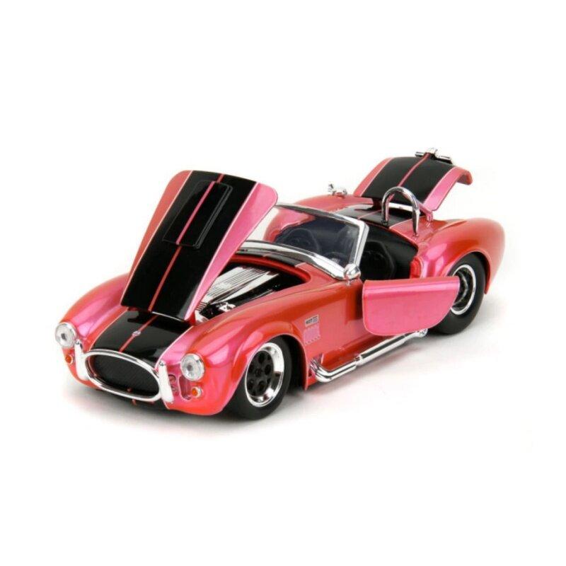 1:24 1965 Shelby Cobra 427 S/C Сплав Литье под давлением Модель Спортивного Автомобиля, Коллекционная Игрушка для Игр Детей и Подарок на День Рождения Парню