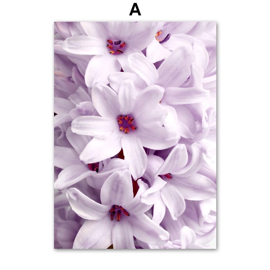 Одуванчик Рид фиолетовый цветок морская трава закат плакат на скандинавскую тему фотографии настенная живопись печать на холсте украшение для гостиной