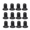 50Pcs Countersunk Cross Screws DIN 965 Black Galvanized Machine Screw Assortment KitM3x5