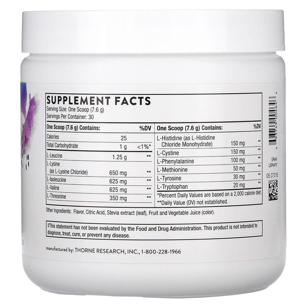 Thorne, Amino Complex, ягодный вкус, 8 унций (228 г)
