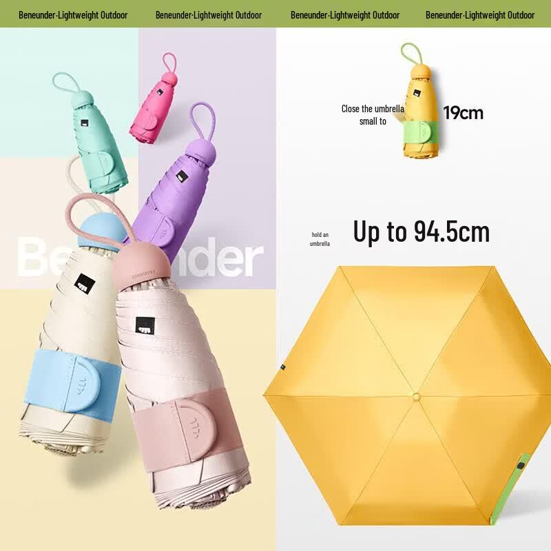 Beneunder BM525 Five-Fold UV Protection Capsule Umbrella