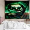 Joker character Tapestry for Bedroom Aesthetic Classroom Tapestries Wall Hanging for Living Room Dorm Office,Ideal Creative Gift
