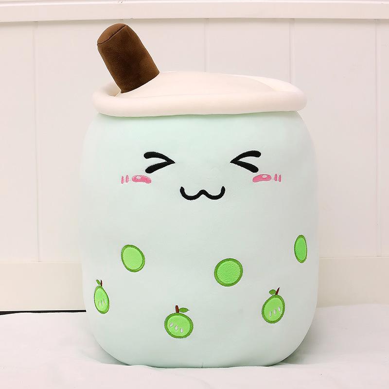 24 см Подушка для чая с молоком Kawaii Мягкая плюшевая игрушка Boba Tea Plushie Игрушка для детей Игрушки Подарки на день рождения