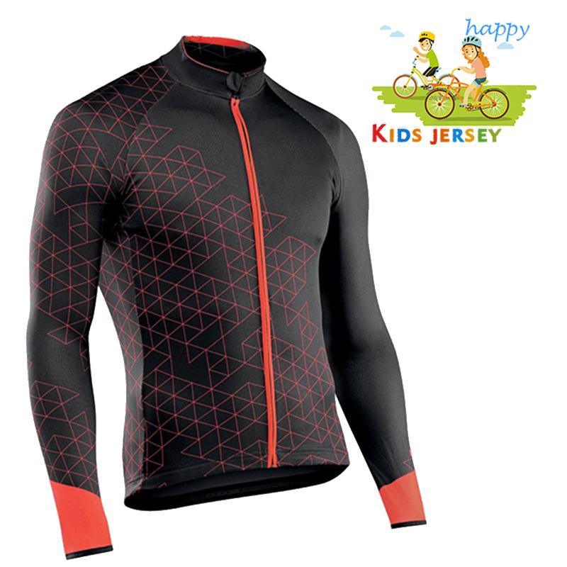 Children Long Sleeve Cycling Jersey 2026 Autumn Kids Cycling Jersey Set Boy Girl MTB Bicycle Breathable Cycling Clothing