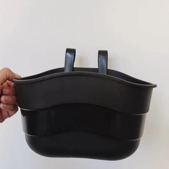 Корзина для велосипеда/самоката большой вместимости, яркого цвета, с гладкими краями, высокой грузоподъемности, простая в установке, для хранения вещей на детском велосипеде/самокате