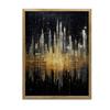 Shining Horizons Shining Horizons, 40X50 Cm, Gold Aluminum Frame, 230 Gsm Matte Paper