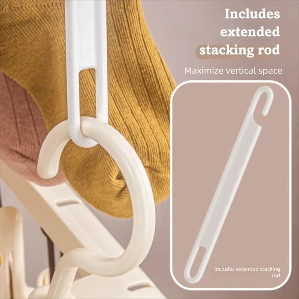 12/20 Clips Sock Drying Rack Thickened Design Hanging Underwear Clips  Balcony Use