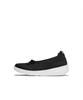 Fitflop [Super-Q] Женские балетки с открытой пяткой, вязаные с помпонами и лентами - Черные (Ft59K2M085)