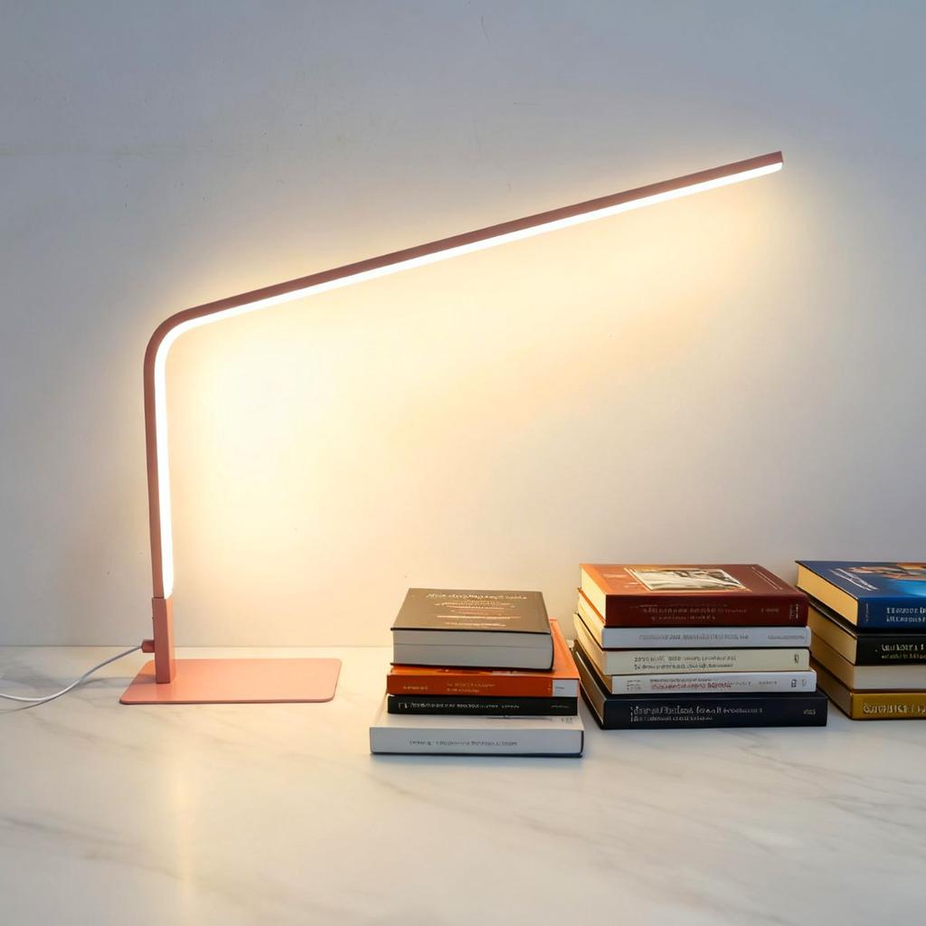 Современный минималистичный линейный светодиодный свет для защиты глаз, трехцветный свет USB, декоративное освещение для чтения за столом в спальне