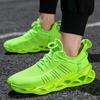 Couple Sports Shoes Plus Size 36-46 Women's Sports Shoes Green Casual Shoes Women's Running Sports Shoes Breathable Walking