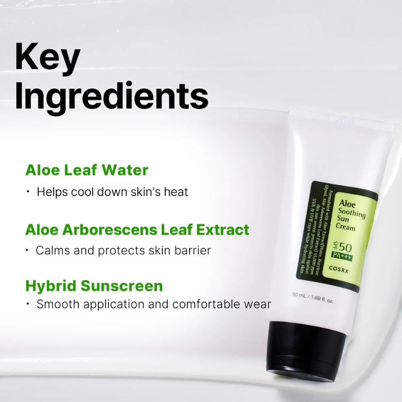 COSRX Aloe Soothing Sun Cream SPF50 PA+++ 50ml