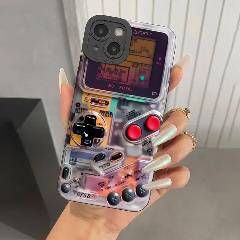 Technology Game Console Phone Case For Samsung Galaxy S25 S24 S23 S22 Ultra Plus FE A16 A06 A26 A54 A33 A34 Silicone Soft Cover