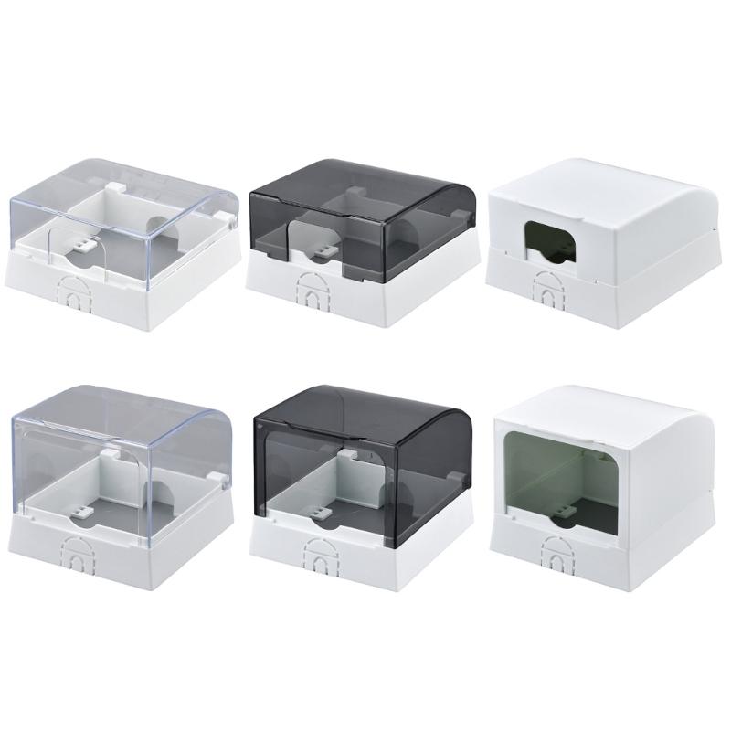 86 Type Outdoor Socket Waterproof Box Socket Case Receptacle Protector Plastic Electrical Outlet Cover Dustproof Box