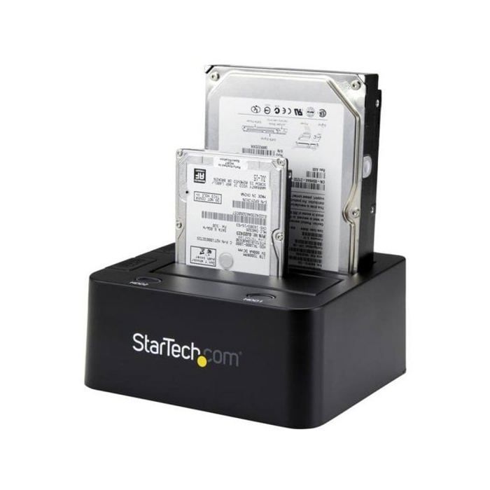 Док-станция - STARTECH - SDOCK2U33 - USB 3.0 - 2 жестких диска SATA III - Черный