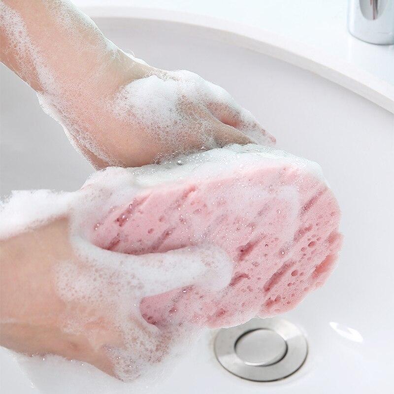 Губка для ванны, чистая кожа, массаж, мягкий скруббер, отшелушивающая губка для ванны, средство для удаления омертвевшей кожи, увлажняющая щетка для душа