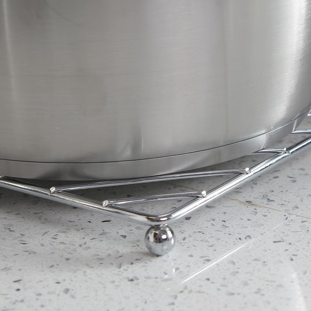 1 шт. Утолщенная подставка под кастрюлю из нержавеющей стали, изоляционная подставка, полка, универсальная пароварка для домашней кухни, защита от ожогов, сушилка для посуды, многофункциональный слив