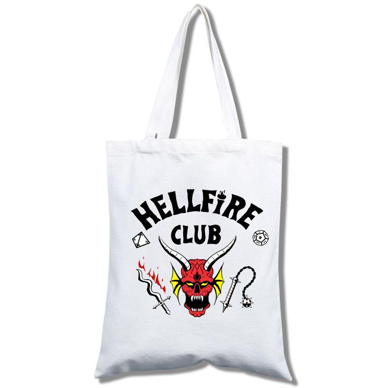 Очень странные дела, Студенческая Покупка Мобильный Телефон Холщовая Ручная Сумка Через Плечо Холщовая Сумка