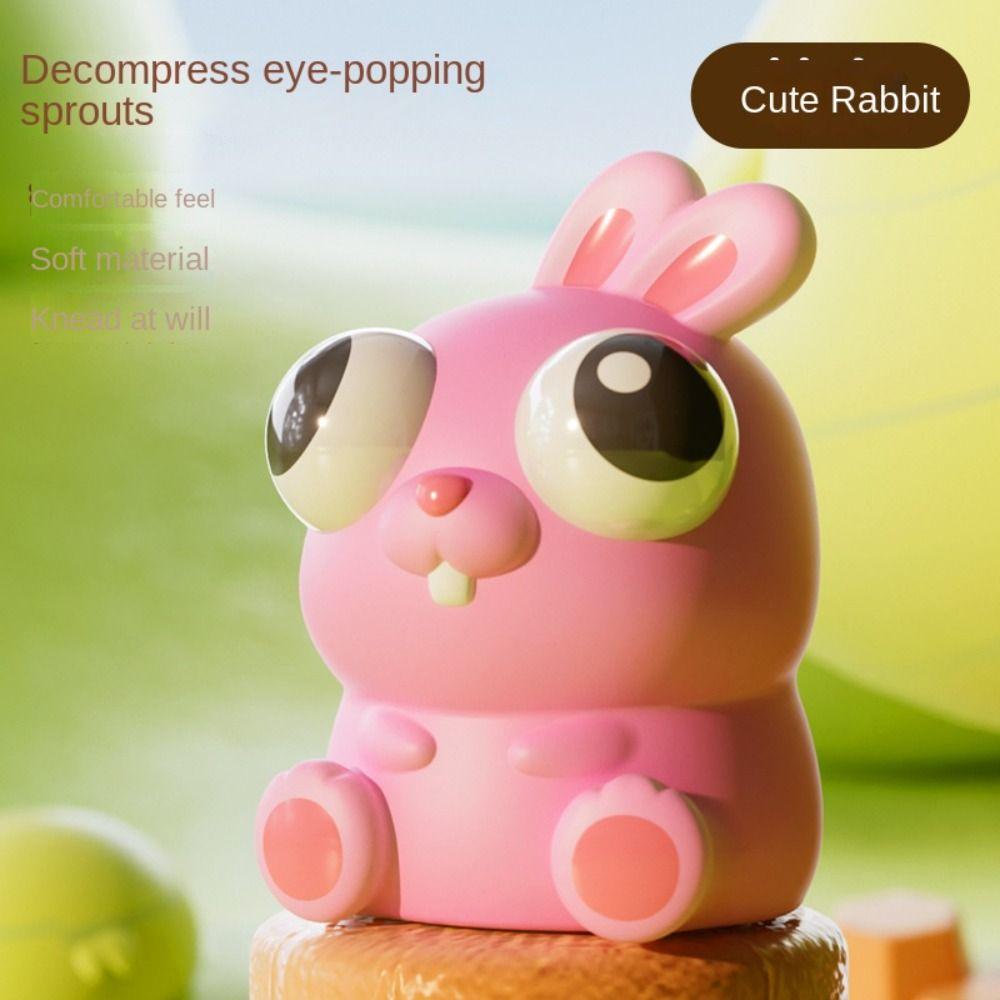 Portable Cartoon Animal Squeeze Toys Eye Pinch Toys Fidget Toy New Eyeball Burst Squeeze Toy