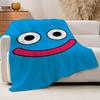 Cute game S Slime D Dragon Q Quest Blanket For Sofa Office Bed Plane Travel Sleep Read Relax Camping Soft And Warm
