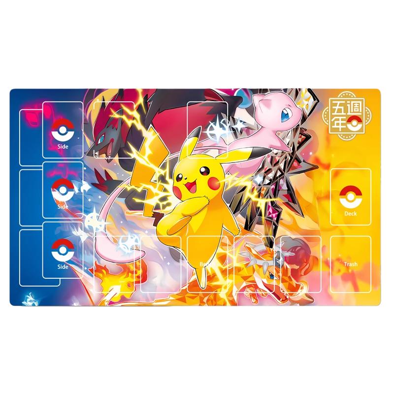 Styles DIY Pokemon Playmat Self Made Umbreon Sylveon Leafeon Pikachu PTCG Battle Card Mat Anime Gift