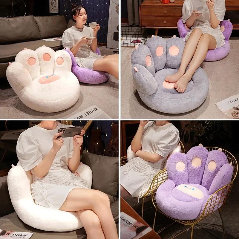 Kawaii плюшевая подушка мягкая мягкая игрушка спальня диван задница для украшения дома комната офис сон куклы