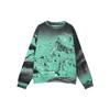 Nike Printed Crew Neck Pullover Sweatshirt Unisex Tops Green DQ5792-369