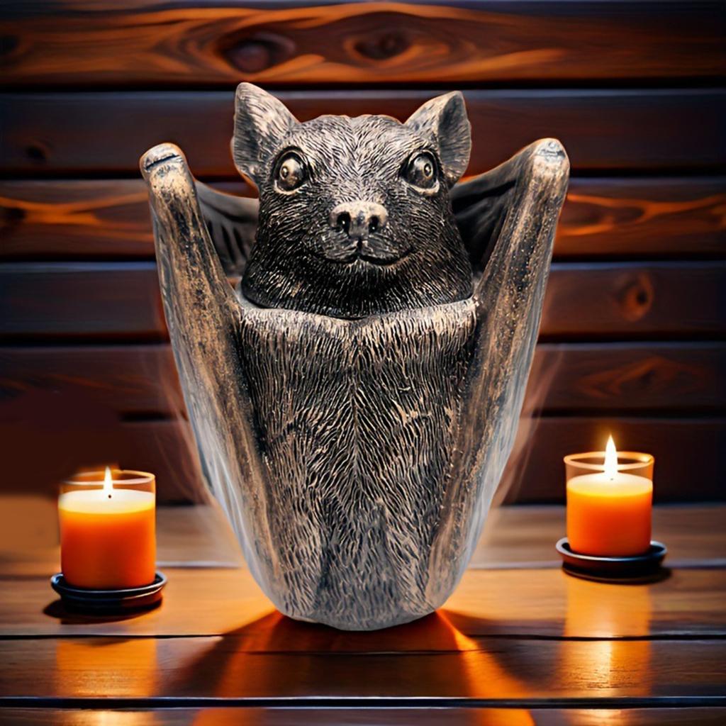 Jewelry Box Gothic Style Trinket Box Jewelry Storage Jar Resin Statue Candy Sweet Canister For Party