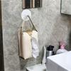 Solid Color Checkered Leather Wear-Resistant Tissue Box Desktop Storage Tissue Box Hanging Tissue-Bag Buckle Strap