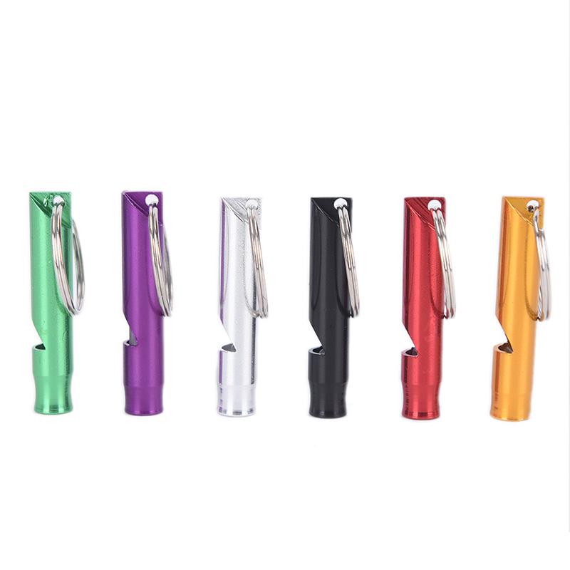 Outdoor Mini Survival Whistle Pendant Keychain High Decibel Portable Rescuing Signal Whistles Camping Tool Multifunction Whistle