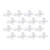 30pcs Wired Mesh Glitter Butterflies with Artificial Gem DIY Handmade Crafts for Weeding Party Home
