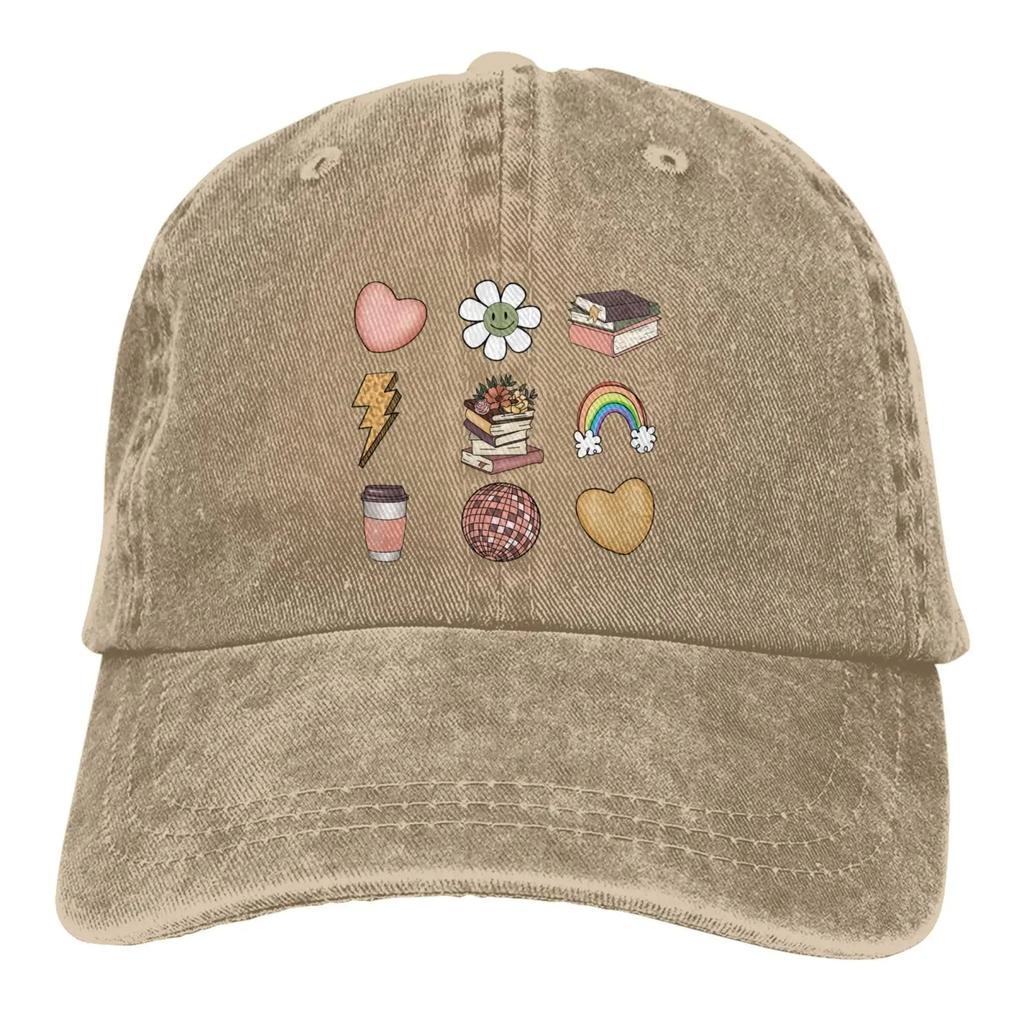 Кепка Book Mom Baseball Cap Golf Dad Hat Регулируемая Оригинальная Классическая Низкопрофильная Хлопковая Кепка Мужчины Женщины