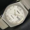 AUTOMATIC 6309A VINTAGE SEIKO JAPAN MENS SILVER COLOR DIAL WATCH A701402-5 R206b-a701402