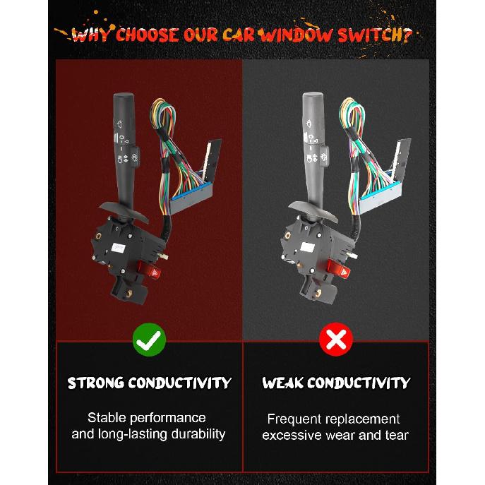 CCIYU Turn Signal Switch 2330825 26062269 26083636 Fit 1998-2005 for Chevrolet Blazer, 1998-2004 for Chevrolet S10, 1998-2001 for GMC Jimmy,