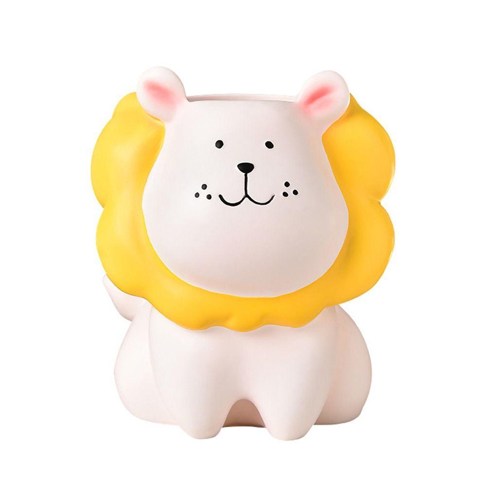 Ornament Cartoon Pen Holder Cream Style Stationery Organizer Creative Pencil Storage Box  Student
