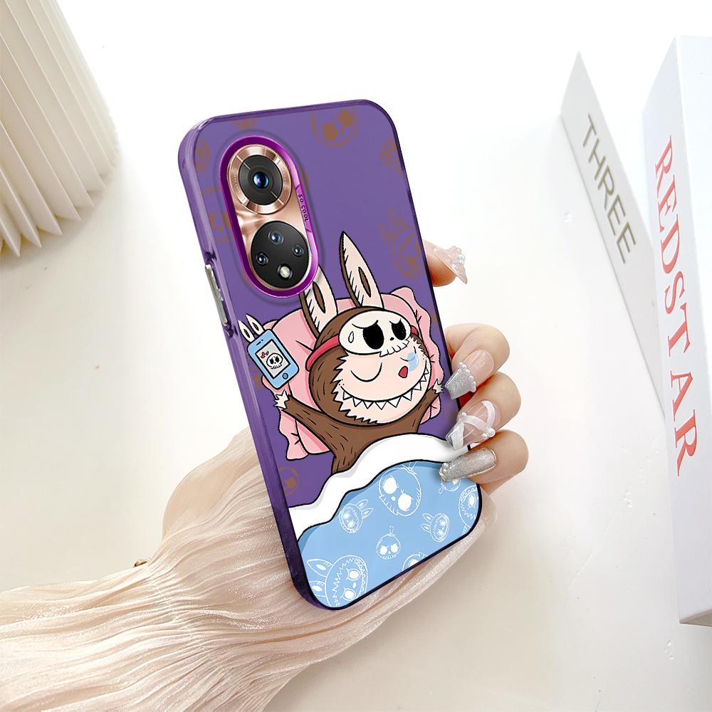 Раскрашенный узор, разноцветный, серебристый, двусторонний твердый корпус, противоударный противоударный чехол для телефона для Huawei Honor Infinix Tecno iPhone