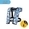 Blue Camouflage Automatic Inflatable Life Vest