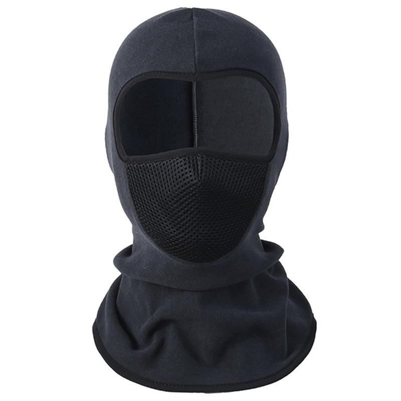 Зимний теплый уличный велосипедный капюшон унисекс с флисовой подкладкой, ветрозащитный, пылезащитный шарф, повязка на голову, аксессуары для катания на лыжах и кемпинга
