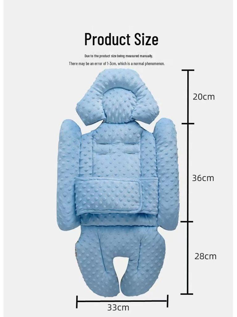 Универсальный хлопковый вкладыш для коляски на осень/зиму