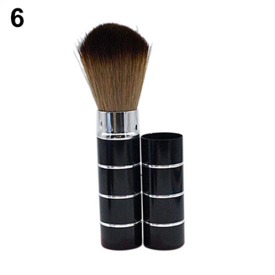 New Portable Retractable Handle Makeup Brush Set Cosmetic Kit Pro Powder Blush Brush