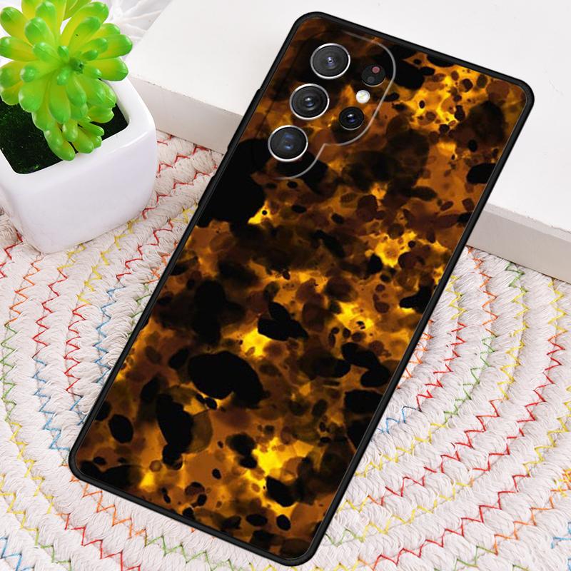 Чехол для телефона из ТПУ с узором под черепаховый панцирь Для Samsung Galaxy note 10 pro S26 S25 S24 S23 S22 Ultra Plus S21 FE S20 Ударопрочный чехол