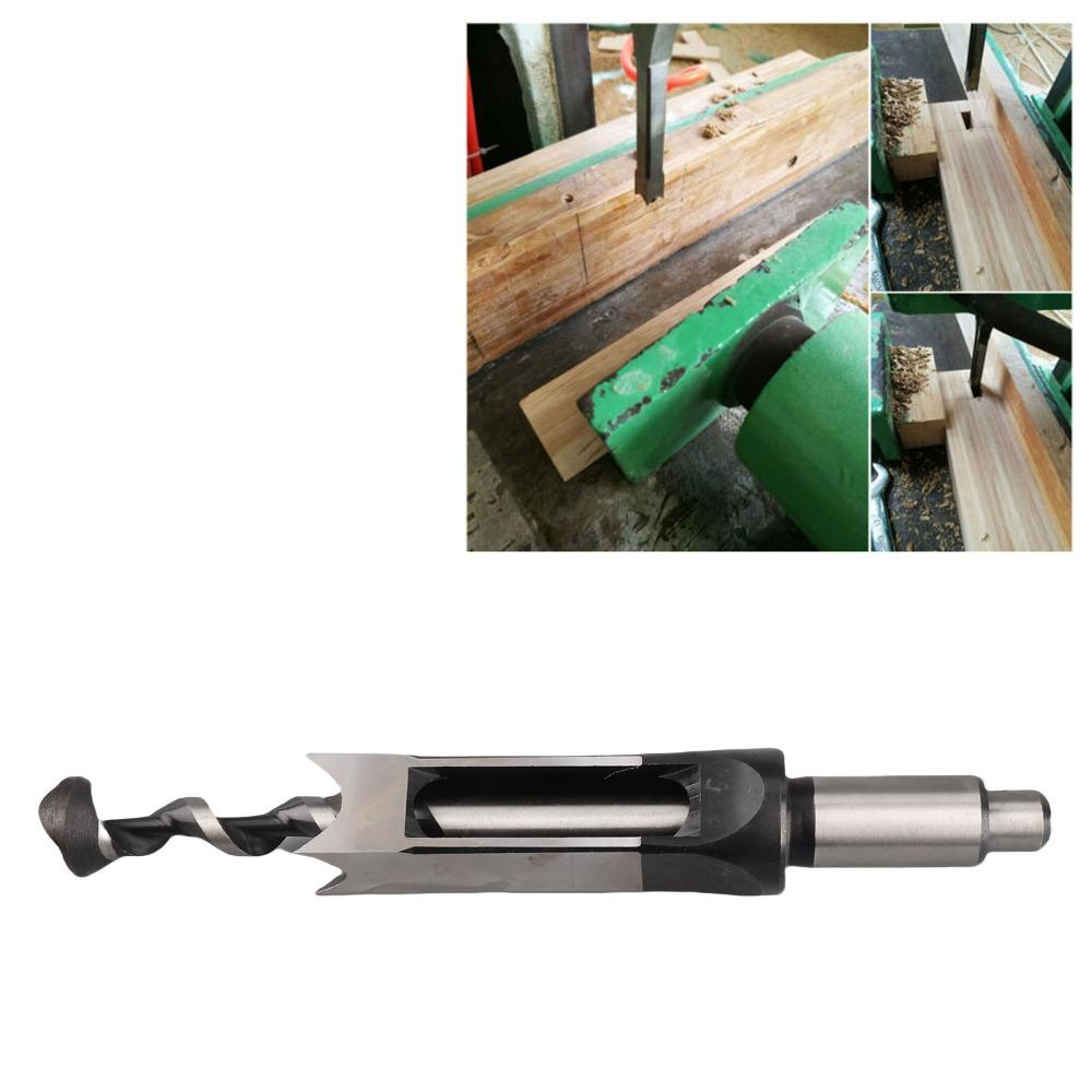 Hollow Design Square Hole Drill Bit Bearing Steel Woodworking Drill Cutter  For Carpentry