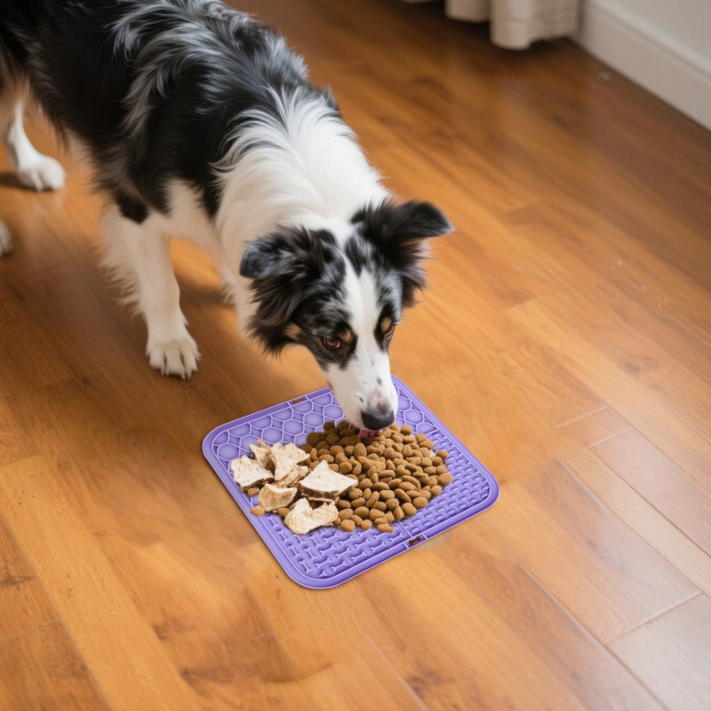 Коврики для вылизывания для собак с присосками для снятия тревоги, Масляные коврики для вылизывания для собак, Диспенсер для медленного кормления для груминга, купания и дрессировки собак и кошек