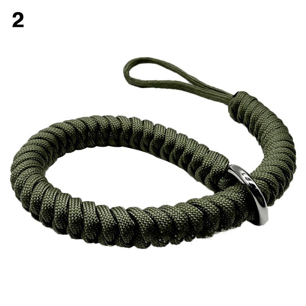 Anti-lost Braided Bracelet Wrist Strap Survival Paracord Outdoor Climbing Rope Camera Wrist Strap