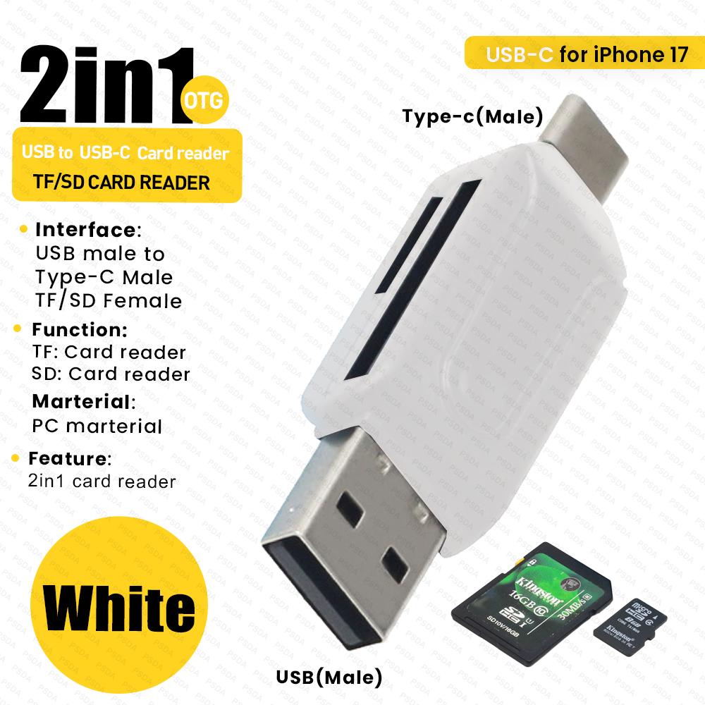 Universal Card Reader Mobile Phone PC Card Reader Micro USB OTG Card Reader OTG TF / SD Flash Memory