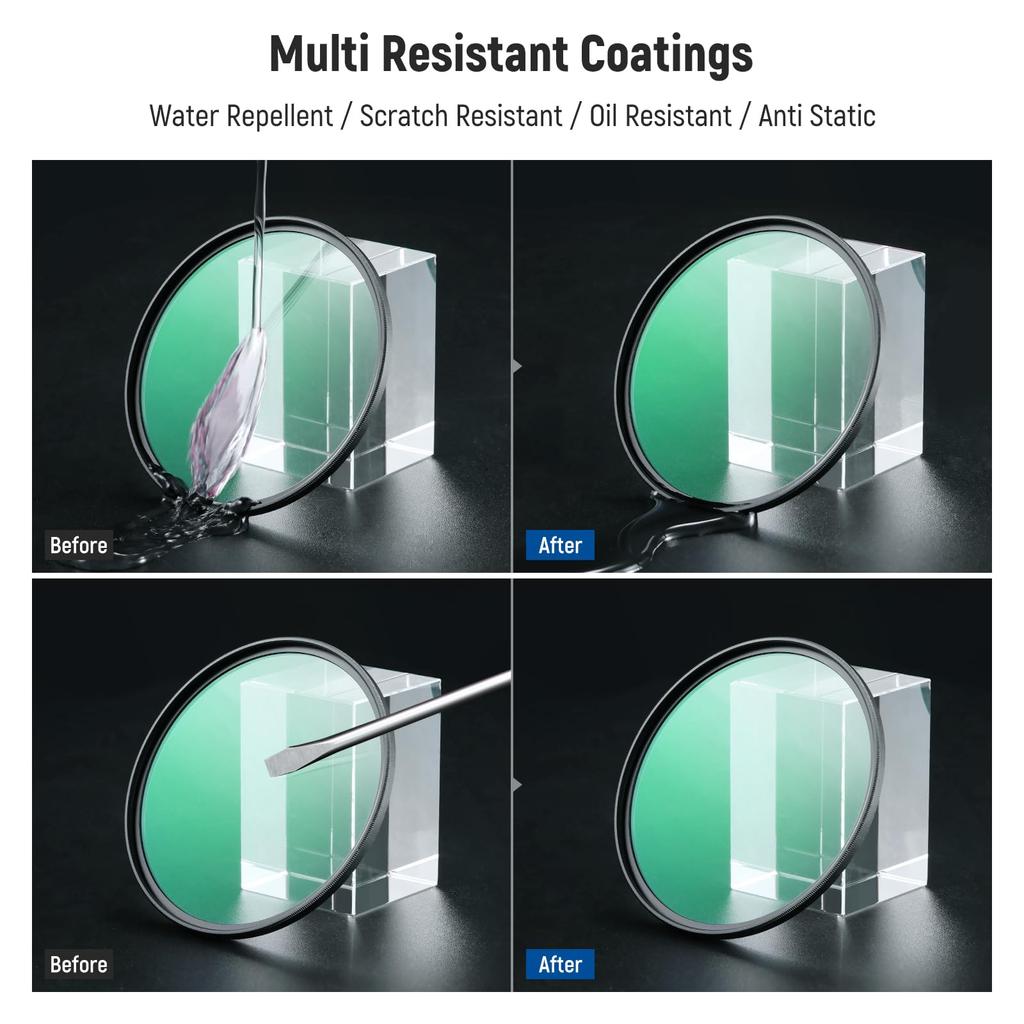 NEEWER 49mm Black Diffuse Filter Movie Effect Lens Filter Camera Lens Filter with Cleaning Cloth Ultra Optical Nano Coatings for 1/4