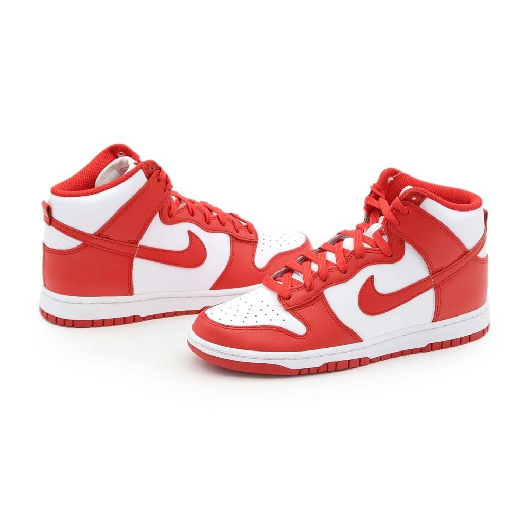 DD1399-106 Nike Dunk High Championship St. Университет Джона Красный Белый (Мужской)