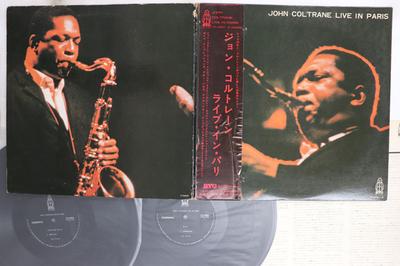 Виниловая пластинка JOHN COLTRANE Live In Paris YX40012 BYG 1973 Япония Obi Jazz Б/у