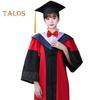 Graduation Cap And Gown Set Class of 2025 Graduate Uniform Academic Doctor Robe with Tassel for High School College Bachelor